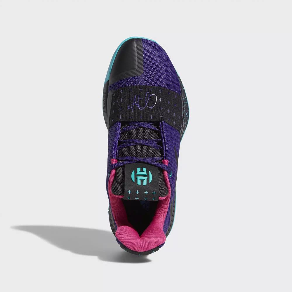 Adidas Harden Vol. 3 Tenis De Basketball Morados Para Niña (MX-87134)